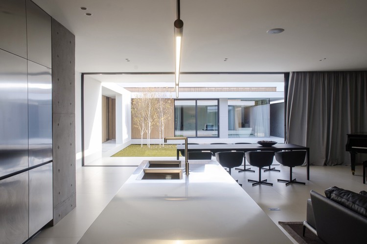 Piano House / LINE architects - Table, Chair, Windows