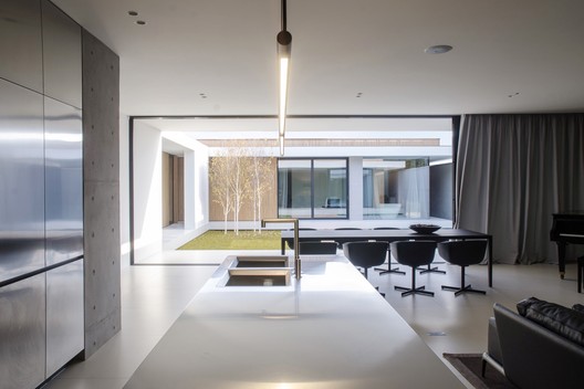 Piano House / LINE architects - Table, Chair, Windows