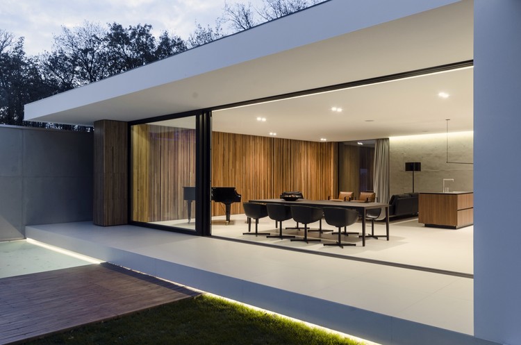Piano House / LINE architects - Table, Facade, Chair, Windows, Deck