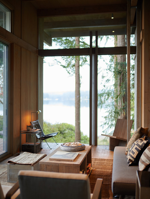 Cabin at Longbranch / Olson Kundig - Table, Windows, Chair