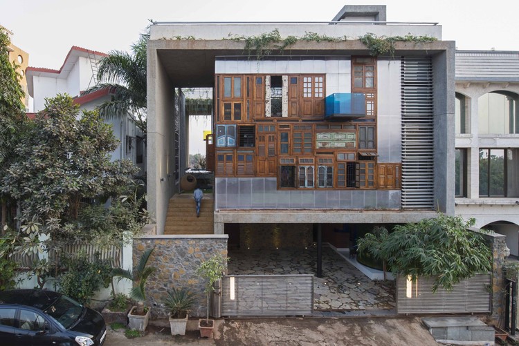 Collage House / S+PS Architects - Windows, Stairs, Facade