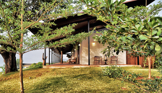 The House with the Gabion  / Spasm Design - Facade, Garden