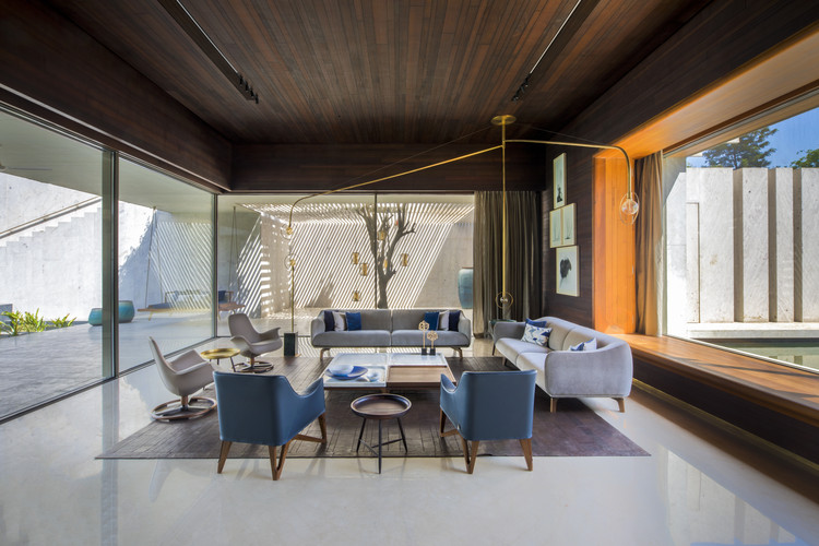 The House Of Secret Gardens / Spasm Design - Table, Sofa, Chair, Beam, Windows, Patio