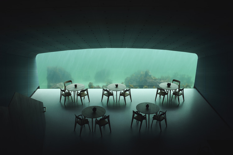 Under / Snøhetta - Interior Photography, Dining room, Chair