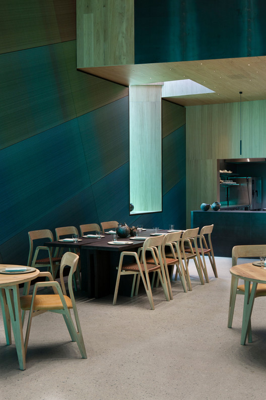 Under / Snøhetta - Interior Photography, Dining room, Table, Chair