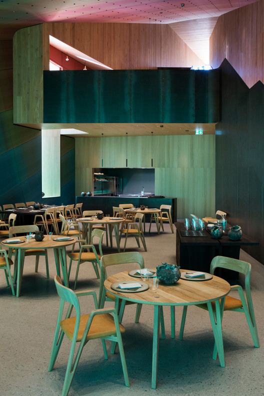 Under / Snøhetta - Interior Photography, Dining room, Table, Chair