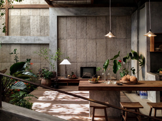 House in Chau Doc / NISHIZAWAARCHITECTS - Interior Photography, Table, Chair