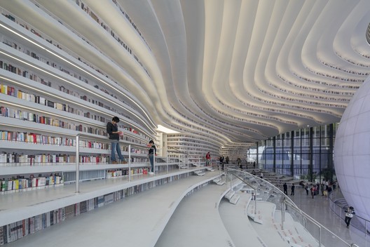 Tianjin Binhai Library / MVRDV + Tianjin Urban Planning and Design Institute - Shelving