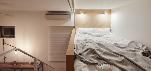 22m2 Apartment in Taiwan  / A Little Design - Interior Photography, Bedroom, Bed