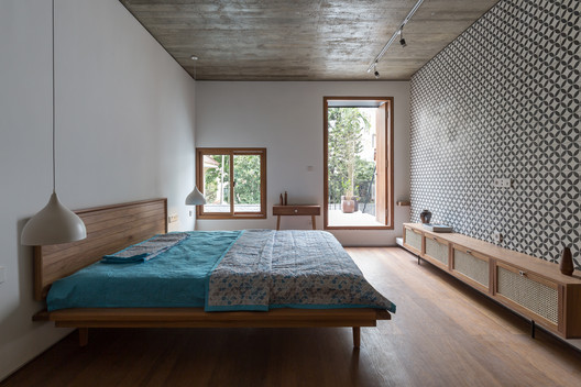 Hopper House / AHL architects - Windows, Bed, Bedroom, Beam