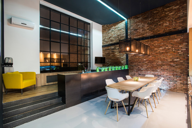 Studio Loft / GASPARBONTA - Table, Chair, Countertop, Brick, Beam