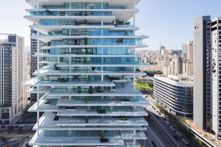 Beirut Terraces / Herzog & de Meuron - Facade, Cityscape, Windows