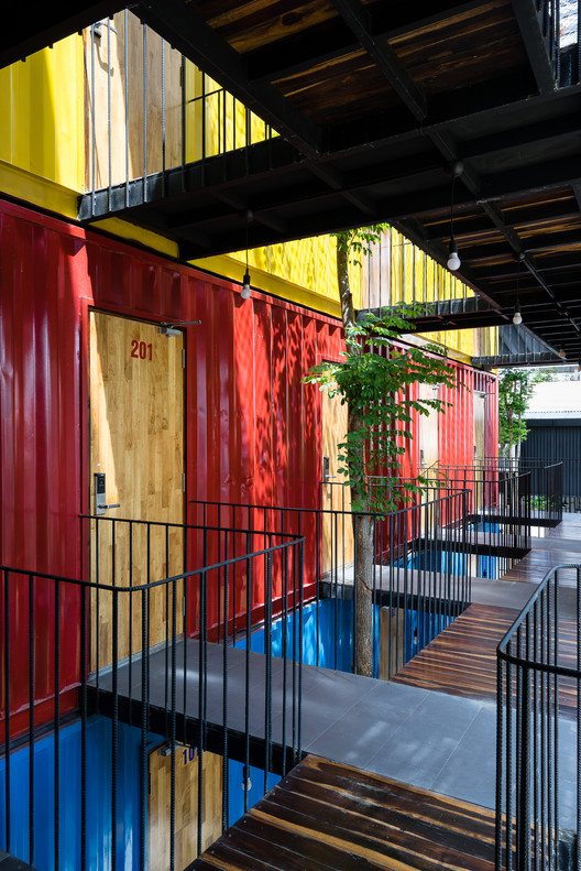 Ccasa Hostel  / TAK architects - Handrail, Beam