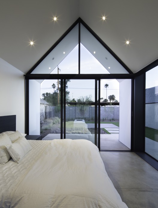 Escobar Renovation / Chen + Suchart Studio - Lighting, Windows, Bed, Bedroom, Beam