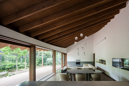 Four Leaves Villa / KIAS - Interior Photography, Table, Windows, Beam