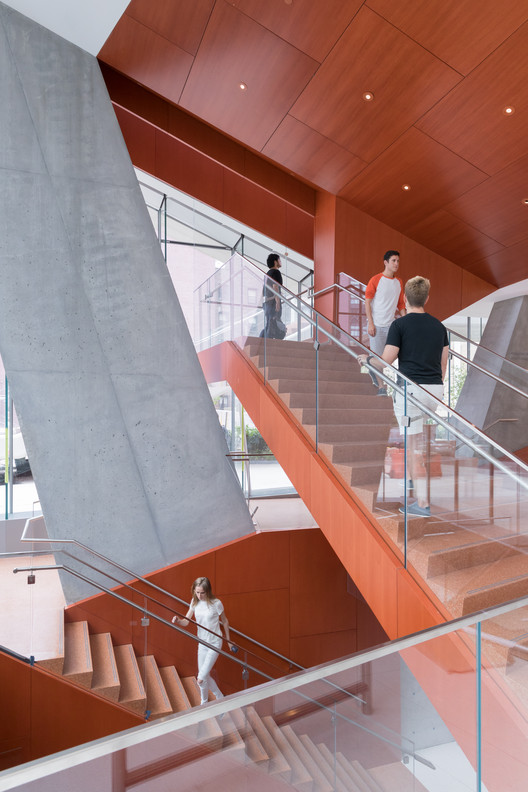 Roy and Diana Vagelos Education Center / Diller Scofidio + Renfro - Interior Photography, Stairs, Handrail