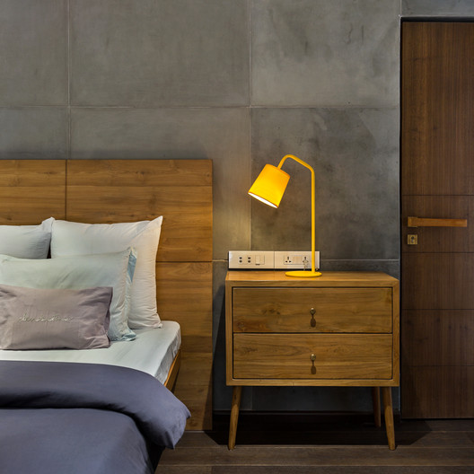 The Open House / STUDIO Nishita Kamdar - Table, Lighting, Chair, Bed, Bedroom