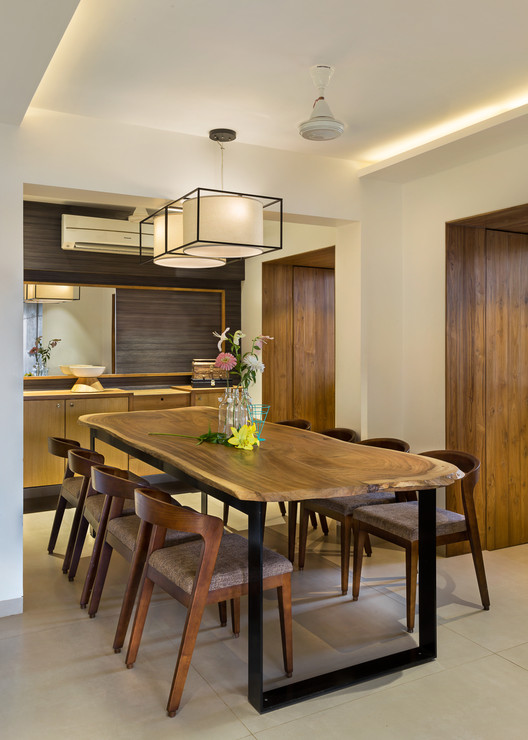 The Open House / STUDIO Nishita Kamdar - Table, Countertop, Chair, Beam