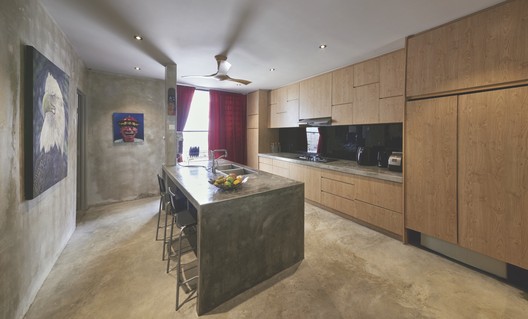 Terrace House Renovation / O2 Design Atelier  - Countertop, Chair, Kitchen, Table