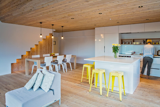 Back Country House / LTD Architectural Design Studio - Table, Chair, Lighting, Beam