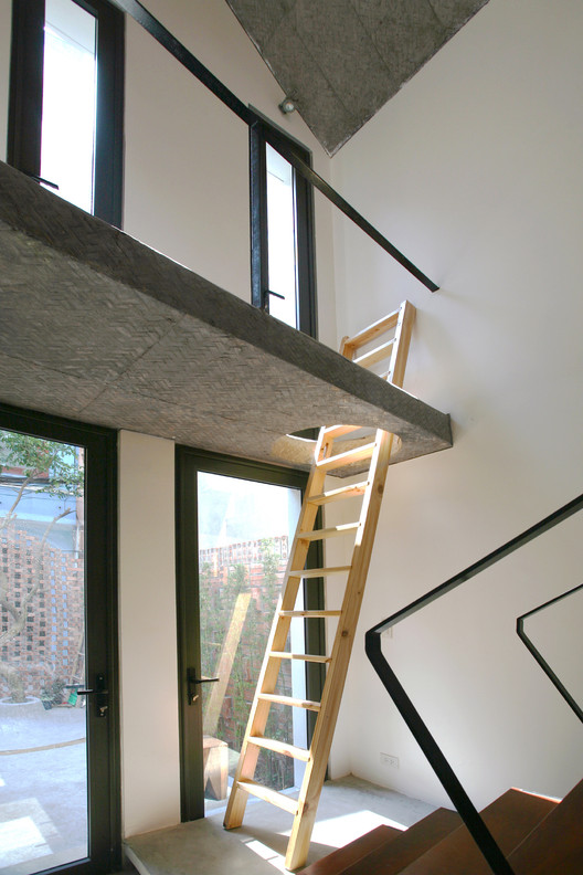Maison T / Nghia-Architect - Interior Photography, Windows, Handrail, Beam