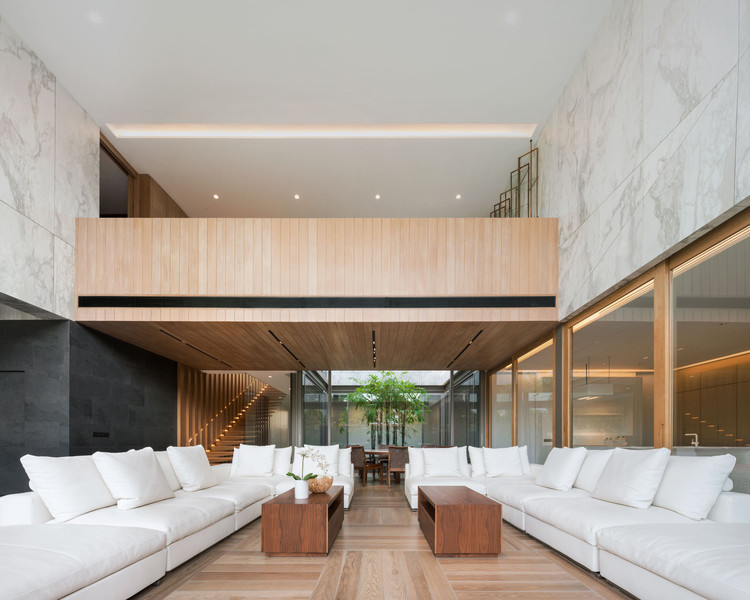Marble House / Openbox Architects - Interior Photography, Living Room, Sofa