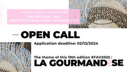 Open Call: Festival des Architectures Vives 2025