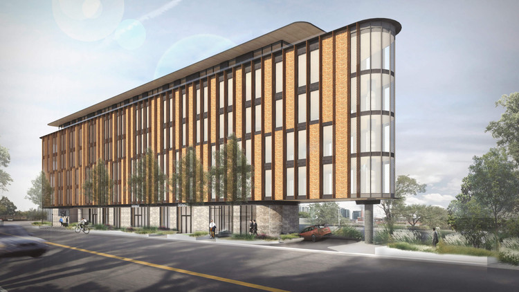Toronto’s Leaside Innovation Centre Will be the First Mass Timber Flatiron Building in Canada - Featured Image