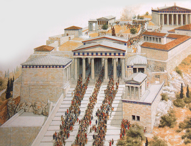 AD Classics: Acropolis of Athens / Ictinus, Callicrates, Mnesikles and Phidias - Facade