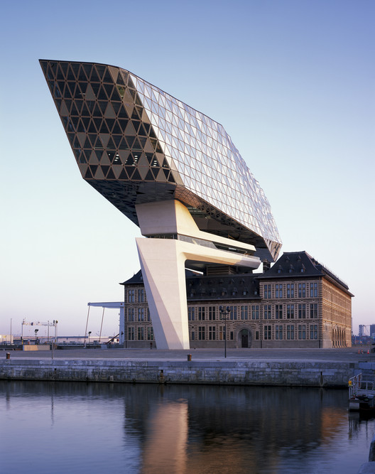 Antwerp Port House / Zaha Hadid Architects - Exterior Photography, Waterfront