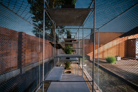 Chicken House / Tropical Space - Brick, Fence, Handrail