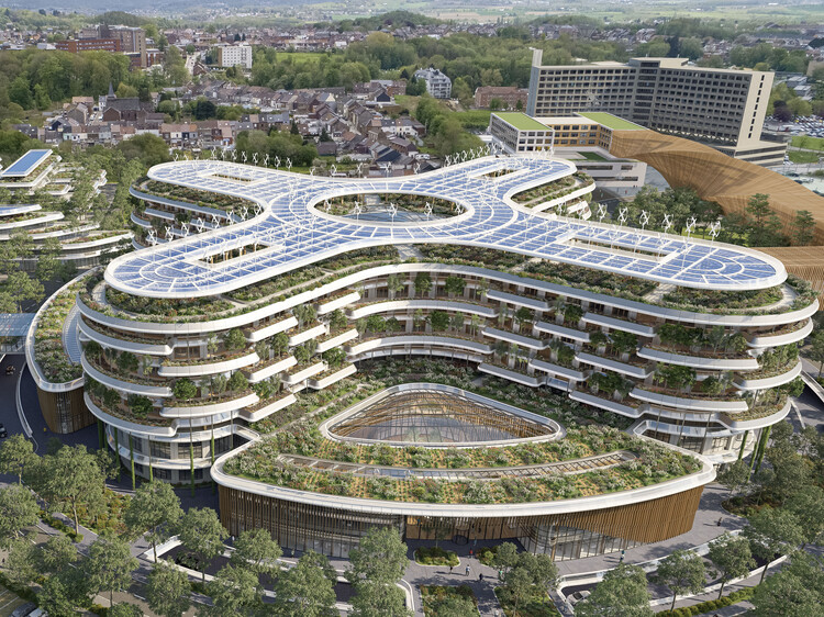 A Hospital in Belgium and an Airport in NEOM: 8 Unbuilt Structures That Feature Organic Shapes Submitted by the ArchDaily Community - Featured Image