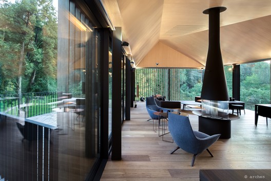 Valley Villa / arches - Interior Photography, Table, Chair, Windows