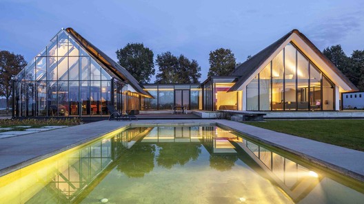 Modern Countryside Villa / Maas architecten - Windows, Facade