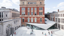 Porcelain Tiles Add a Sleek Modern Accent to AL_A's Courtyard Expansion at London's V&A Museum