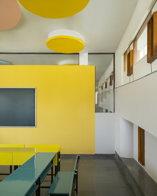 Garden School / JDAP - Interior Photography, Stairs, Windows