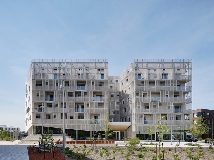 Rose des Vents Student Housing / ADHOC architectes - Exterior Photography, Sustainability & Green Design, Facade