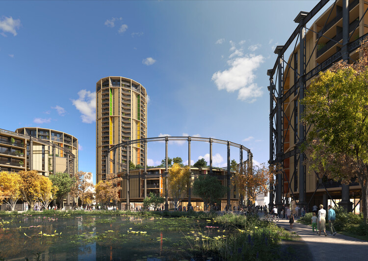 RSHP Transforms 150-Year-Old Victorian Gasholders into a Mixed-Use Residential Hub in London, UK - Featured Image