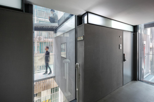 Songpa Micro Housing / SsD - Interior Photography, Handrail